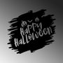 Wallity Happy Halloween - 447 Escultura de Pared de Metal Negra